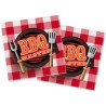 20 SERVIETTES XL BBQ BARBECUE 40 X 40 CM