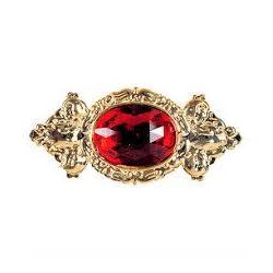 BROCHE RUBIS ROUGE