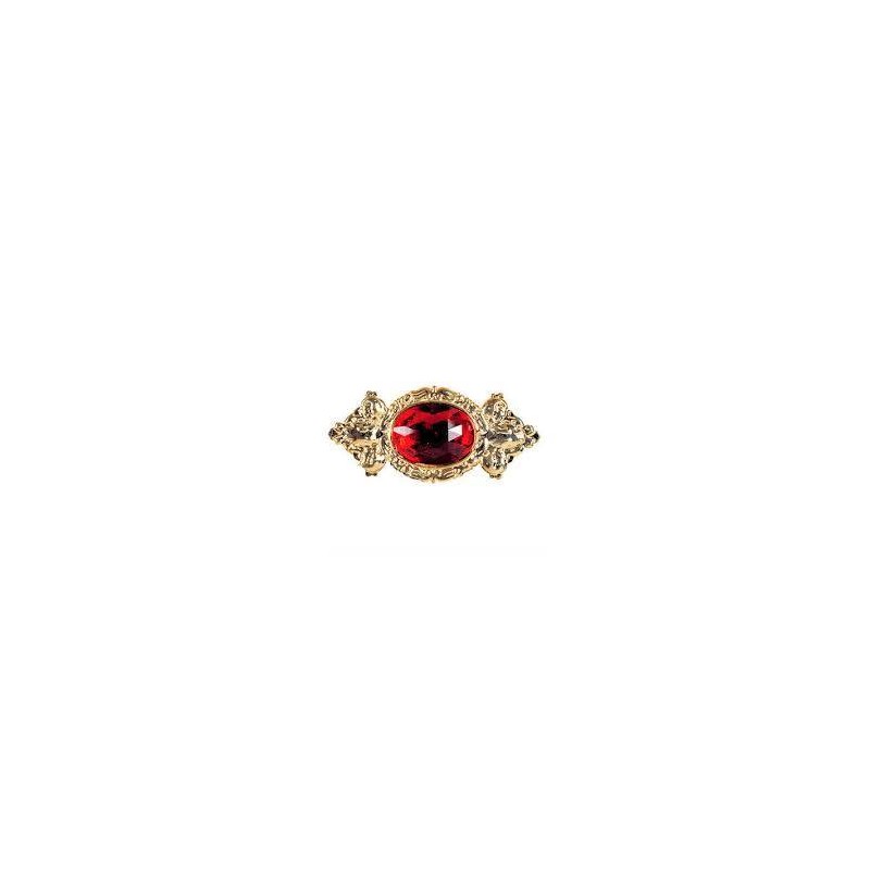 BROCHE RUBIS ROUGE