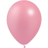 12 BALLONS LATEX 28 CM ROSE BONBON METAL BALLOONIA