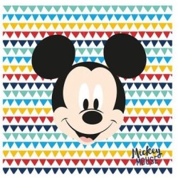 20 SERVIETTES MICKEY 33 X 33 CM