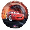 BALLON METALLIQUE ROND  CARS  23 CM