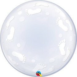 BALLON BUBBLE DECO PIEDS DE BEBE 61 CM