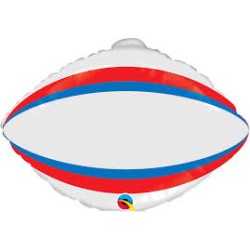 BALLON METALLIQUE BALLON DE RUGBY 