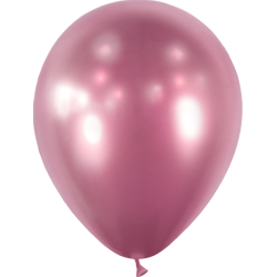 50 BALLONS LATEX BALLONIA CHROME MAUVE BRILLANT 11"