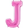 BALLON METALLIQUE LETTRE J FUSCHIA 101 CM BALLON METALLIQUE LETTRE J FUSCHIA 101 CM