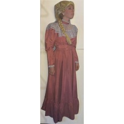 DEGUISEMENT ROBE ROSE  1900 TAILLE M