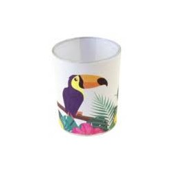 PHOTOPHORE EN VERRE TOUCAN