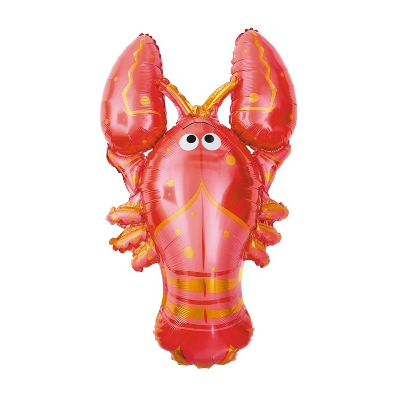 BALLON METALLIQUE HOMARD ROUGE 99 CM BALLON METALLIQUE HOMARD ROUGE 99 CM