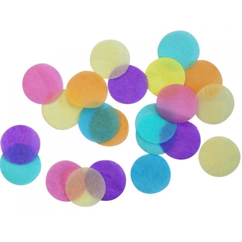 CONFETTIS ARC EN CIEL PASTEL 15 G