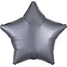 BALLON METALLIQUE ETOILE SATIN GRAPHITE 43 CM