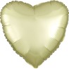 BALLON METALLIQUE COEUR SATIN JAUNE PASTEL 43 CM BALLON METALLIQUE COEUR SATIN JAUNE PASTEL 43 CM