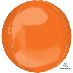 BALLON METALLIQUE ORBZ BOULE ORANGE 38 X 40 CM