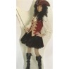 DEGUISEMENT PIRATE VELOURS MANCHES LONGUES TAILLE 40/42