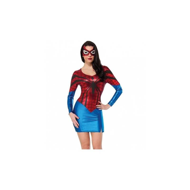 DEGUISEMENT ROBE SPIDER GIRL TAILLE M