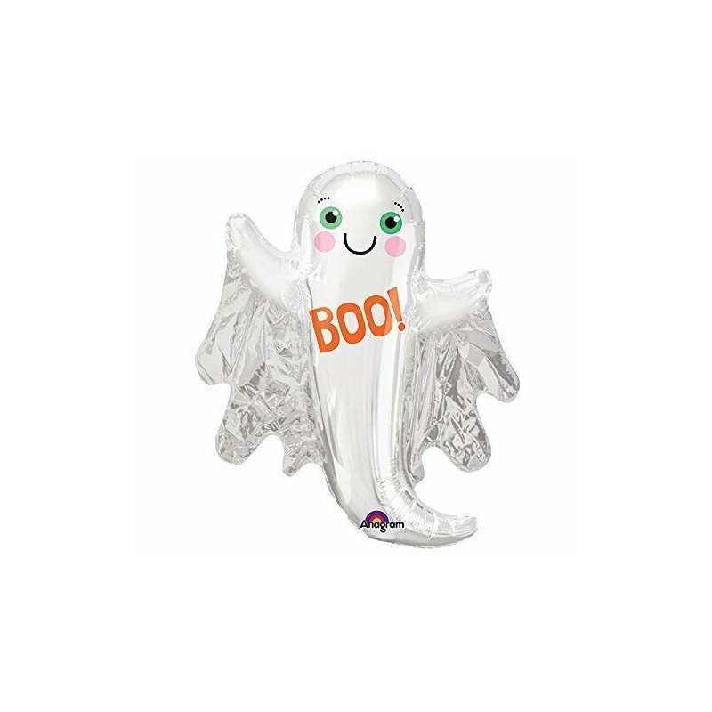 BALLON METALLIQUE FANTOME BOO A L'AIR 23 CM BALLON METALLIQUE FANTOME BOO A L'AIR 23 CM