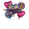BOUQUET DE 5 BALLONS METALLIQUES JASMINE ONCE UPON A TIME BOUQUET DE 5 BALLONS METALLIQUES JASMINE ONCE UPON A TIME