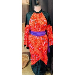 DEGUISEMENT GEISHA TRADITIONNELLE KIMONO TAILLE S A XL