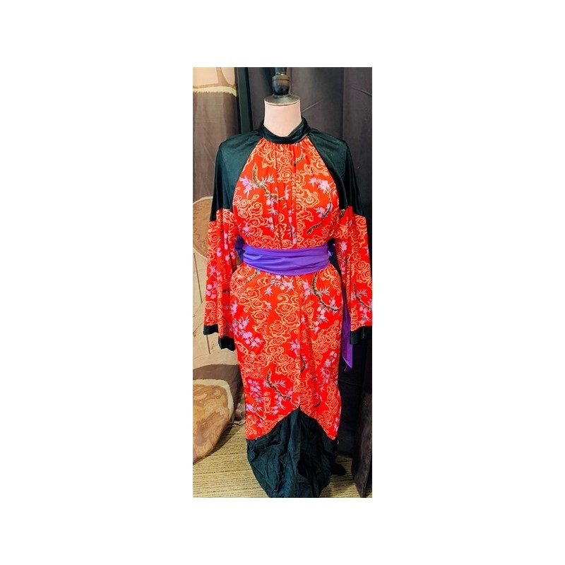 DEGUISEMENT GEISHA TRADITIONNELLE KIMONO TAILLE S A XL DEGUISEMENT GEISHA TRADITIONNELLE KIMONO TAILLE S A XL