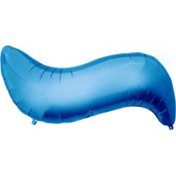 BALLON METALIQUE TILDE BLEU 34"