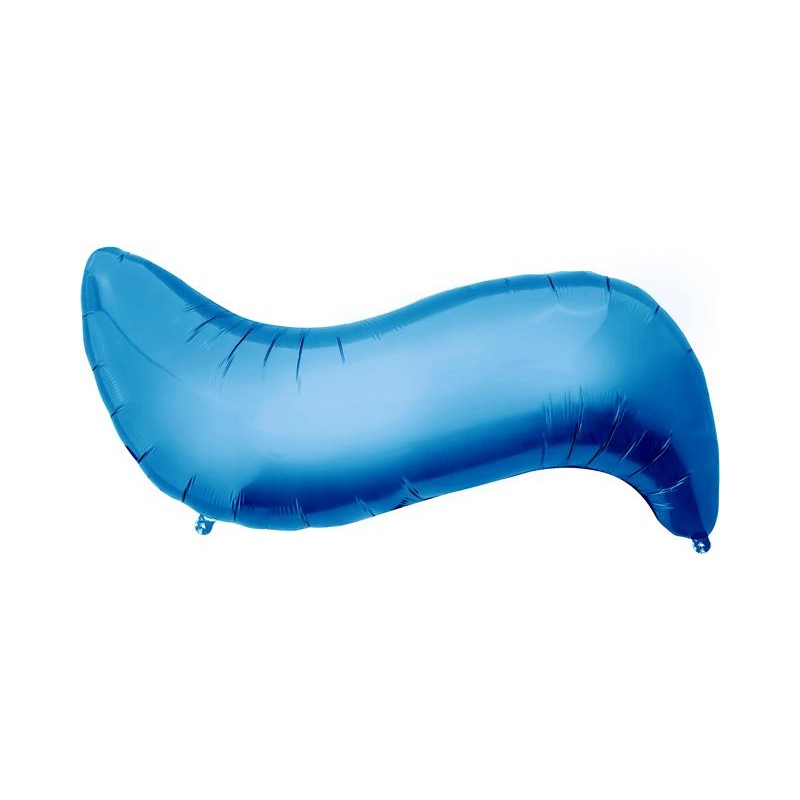 BALLON METALIQUE TILDE BLEU 34"