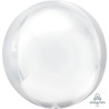 BALLON METALIQUE ORBZ BLANC  BALLON METALIQUE ORBZ BLANC