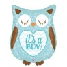 BALLON METALLIQUE 66 CM IT'S A BOY HIBOU HOLO BALLON METALLIQUE 66 CM IT'S A BOY HIBOU HOLO