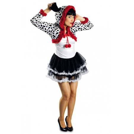 DEGUISEMENT DALMATIEN ROBE TAILLE 44-46 