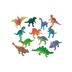 12 FIGURINES DE DINOSAURES