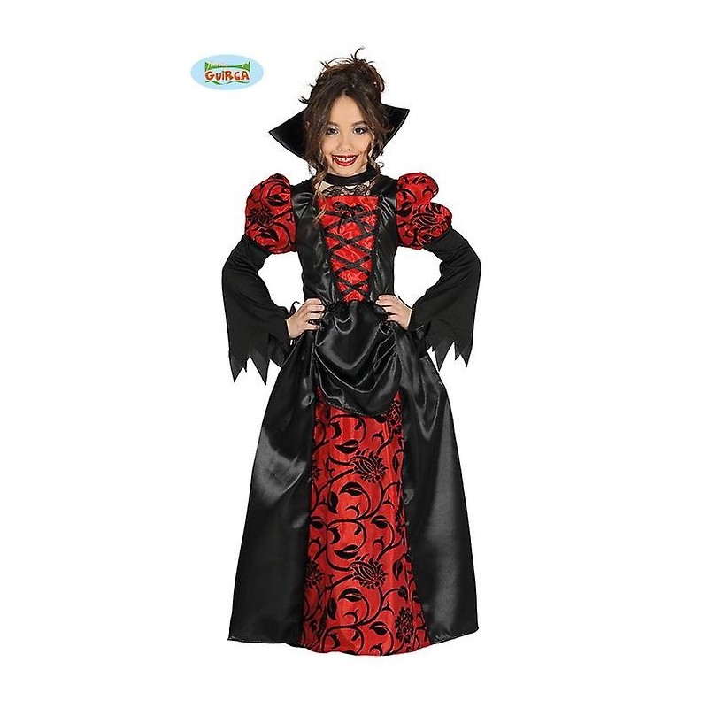 DEGUISEMENT HALLOWEEN ENFANT  VAMPIRE PRINCESSE TAILLE 7-9 ANS 