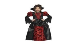 DEGUISEMENT HALLOWEEN ENFANT VAMPIRE PRINCESSE TAILLE 5-6 ANS 