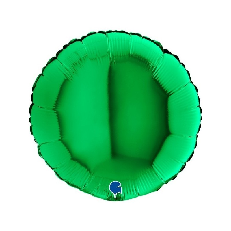 BALLON METALLIQUE ROND VERT 46 CM  BALLON METALLIQUE ROND VERT 46 CM