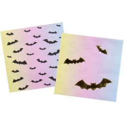 16 SERVIETTES HALLOWEEN PASTEL 33 X 33 CM