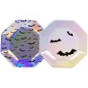 6 ASSIETTES OCTOGONALES HALLOWEEN PASTEL 