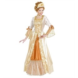 DEGUISEMENT ROBE PRINCESSE OR TAILLE L