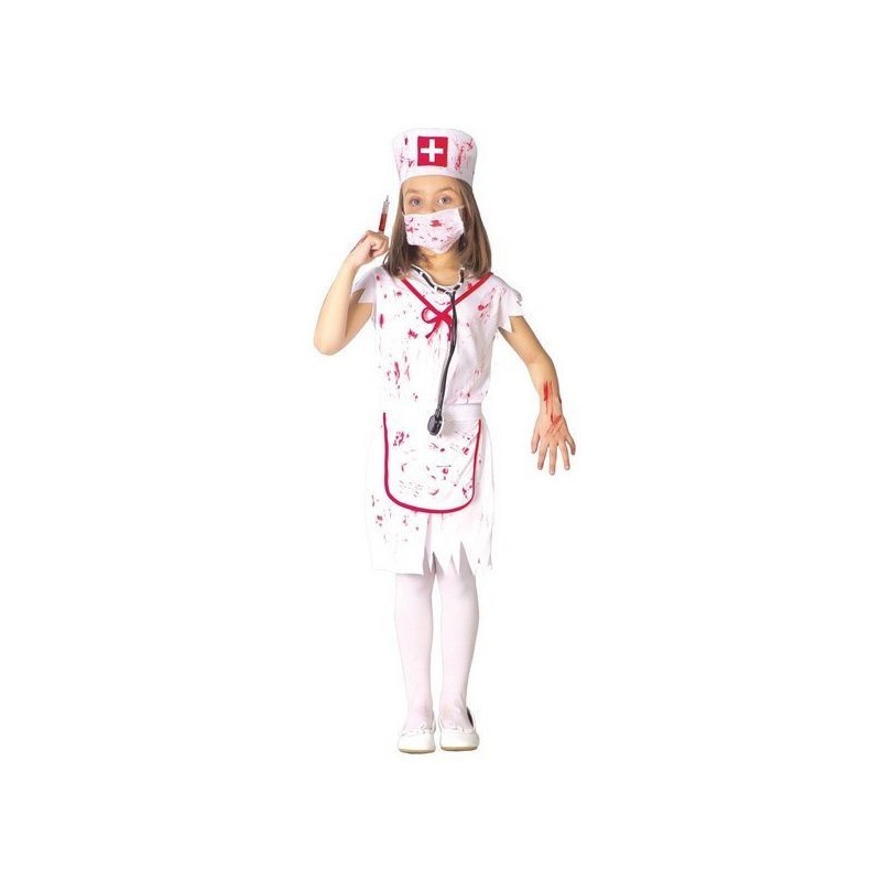DEGUISEMENT INFIRMIERE ZOMBIE FILLE HALLOWEEN TAILLE 5/6 ANS