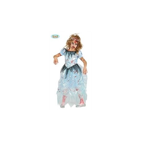 DEGUISEMENT PRINCESSE ZOMBIE HALLOWEEN TAILLE 7/9 ANS