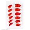 12 ONGLES ROUGE AUTO-ADHESIFS