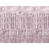 RIDEAU LAME ROSE PALE MAT 90 X 250 CM