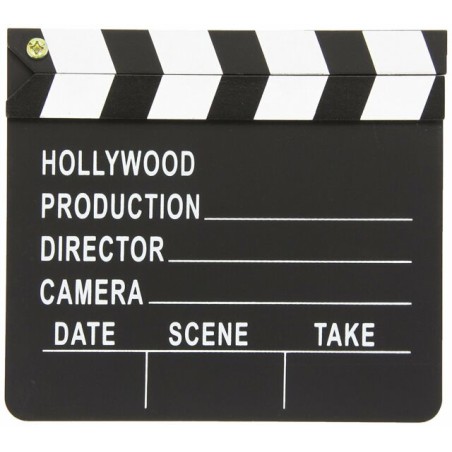 CLAP DE FIN CLAPBOARD CINEMA 17.8 X 20.3 CM