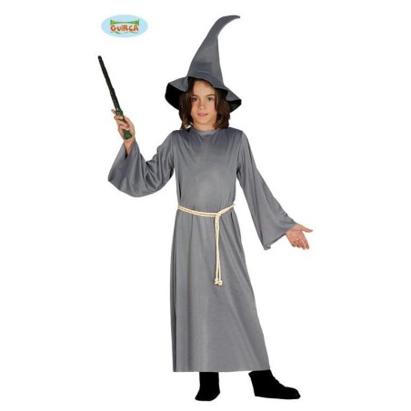 DEGUISEMENT SORCIER EN MAGIE GRIS GANDALF TAILLE 10-12 ANS 