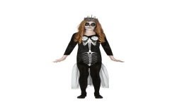 DEGUISEMENT HALLOWEEN SQUELETTE FILLE SIRENE AVEC TULLE TAILLE 10-12 ANS 