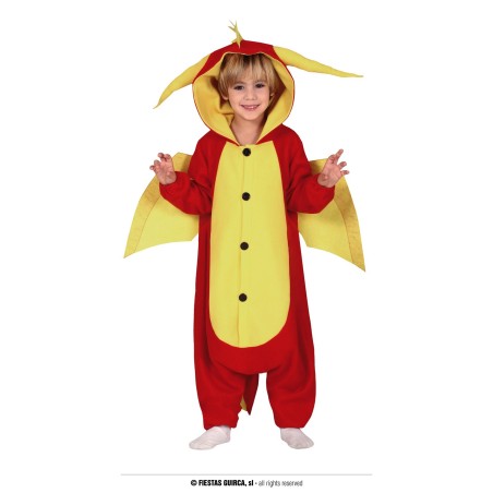 DEGUISEMENT DRAGON ROUGE TAILLE 10-12 ANS