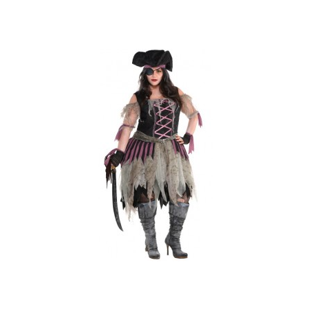 DEGUISEMENT PIRATE SOMBRE FEMME TAILLE XL 