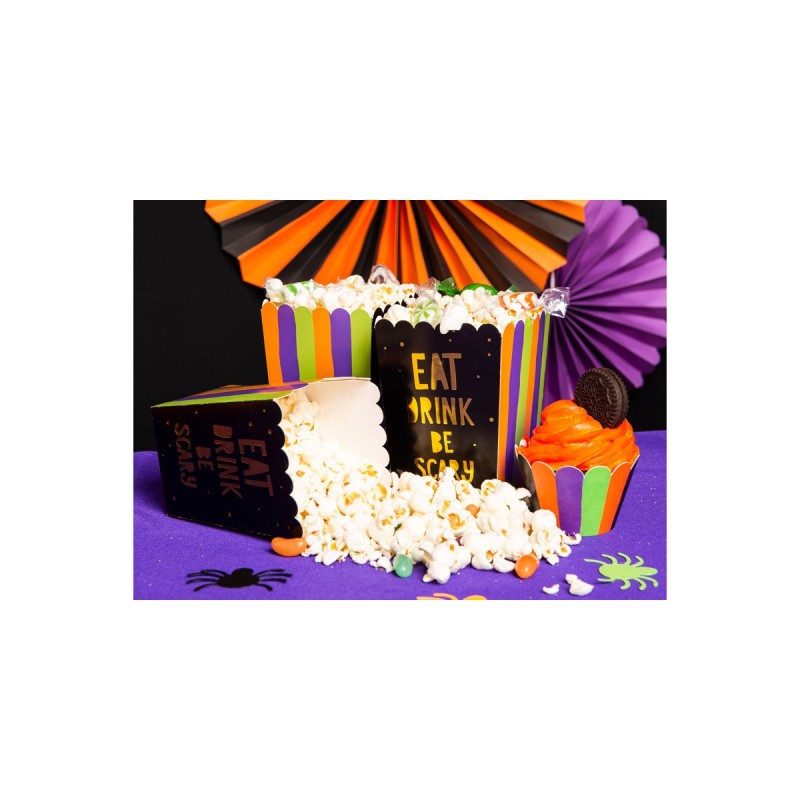 6 BOITES POP CORN HOCUS POCUS HALLOWEEN