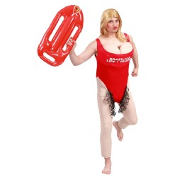 DEGUISEMENT LIFEGUARD SAUVETEUR HUMORISTIQUE TAILLE L