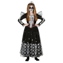DEGUISEMENT ROBE PRINCESSE SQUELETTE  TAILLE 7-9 ANS