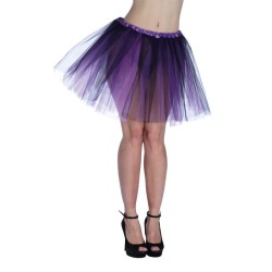 TUTU NOIR ET VIOLET HALLOWEEN