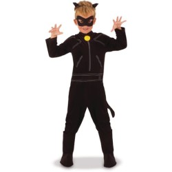 DEGUISEMENT  MIRACULOUS CHAT  NOIR TAILLE 3-4 ANS