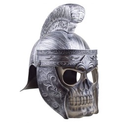 CASQUE ROMAIN AVEC MASQUE TETE DE MORT